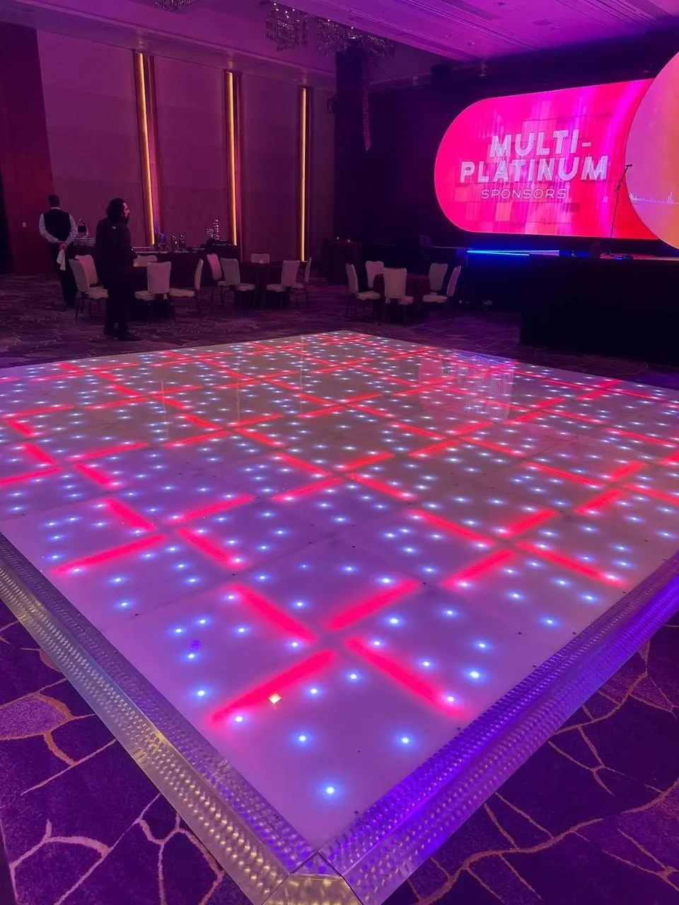 LED Dance Floor Multi Platinum Sponsors Event Production Las Vegas
