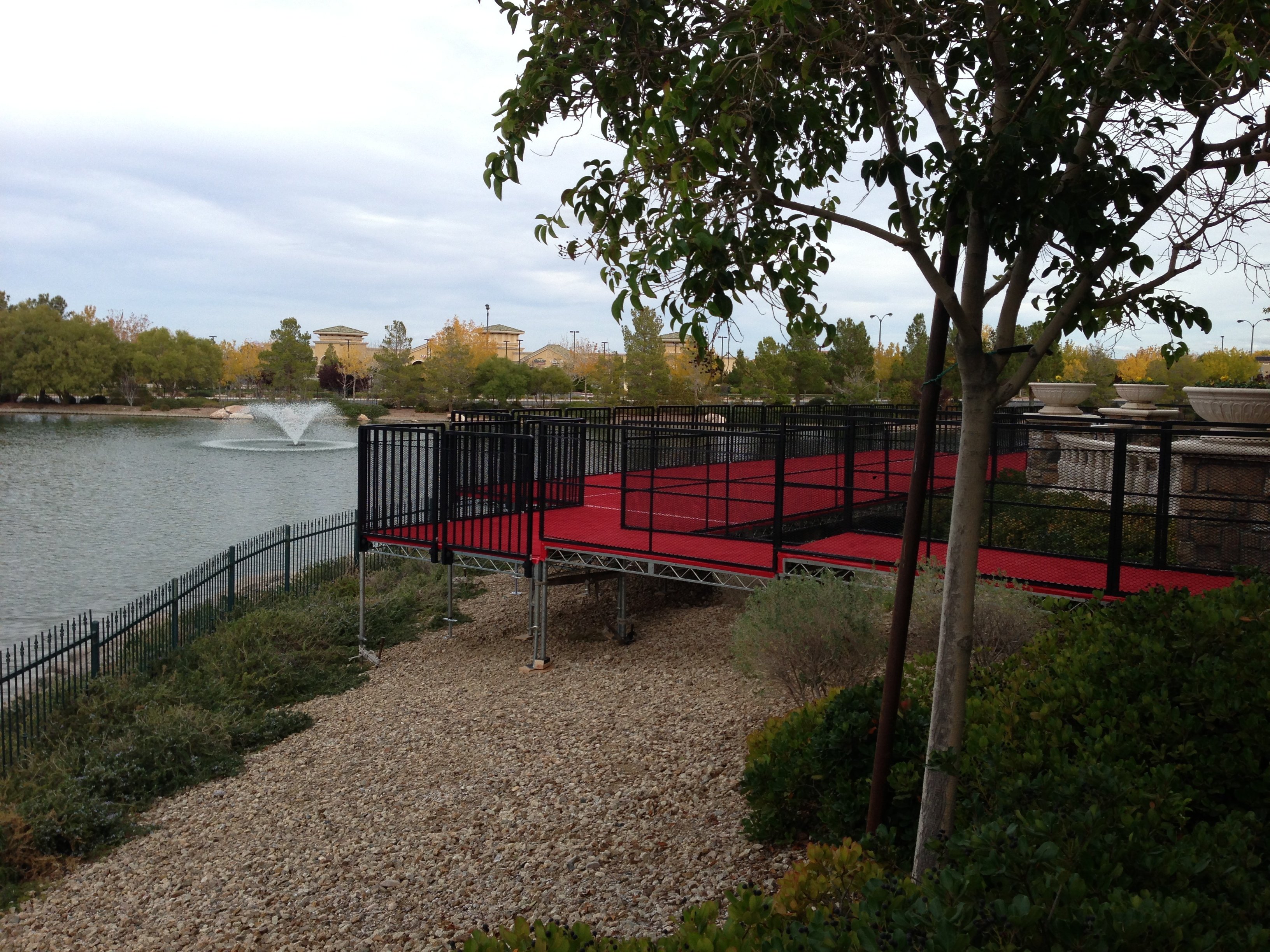 Pool Specialty Tent Installation