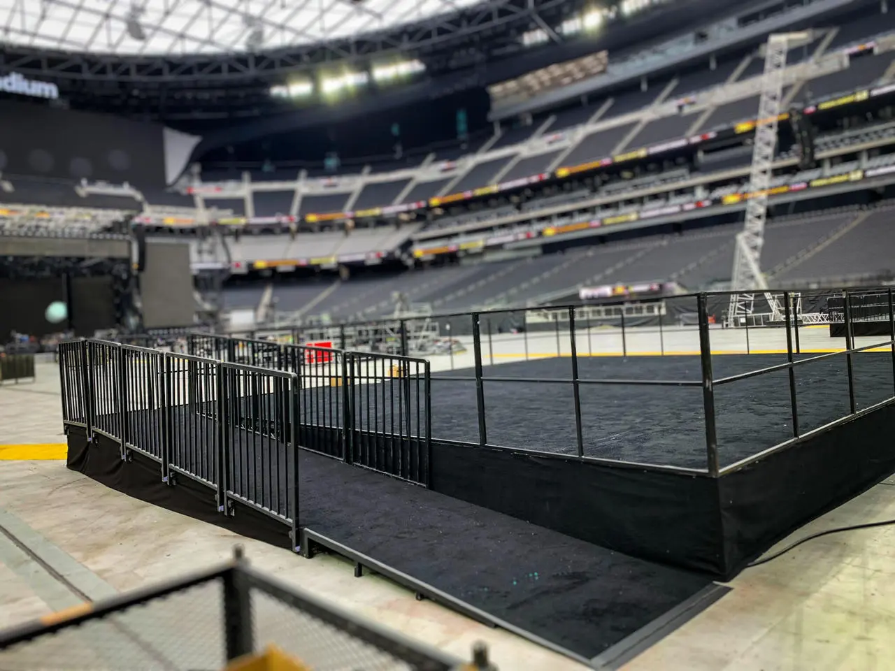 ADA Compliant Wheelchair Ramp Stadium Indoor Event Production Las Vegas